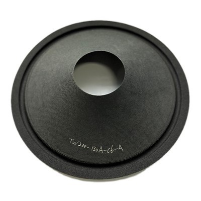 8 Inch Cloth Edge Surround Black Paper Cone Pressed Speaker Cones